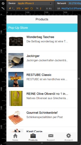 SugarTrends Shop App Products