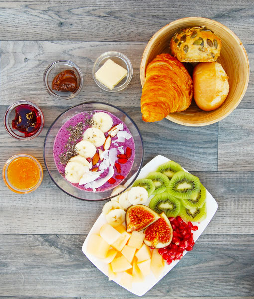 EarlyTaste Frühstückslieferservice - Smoothie Bowl Heidelbeere-Banane