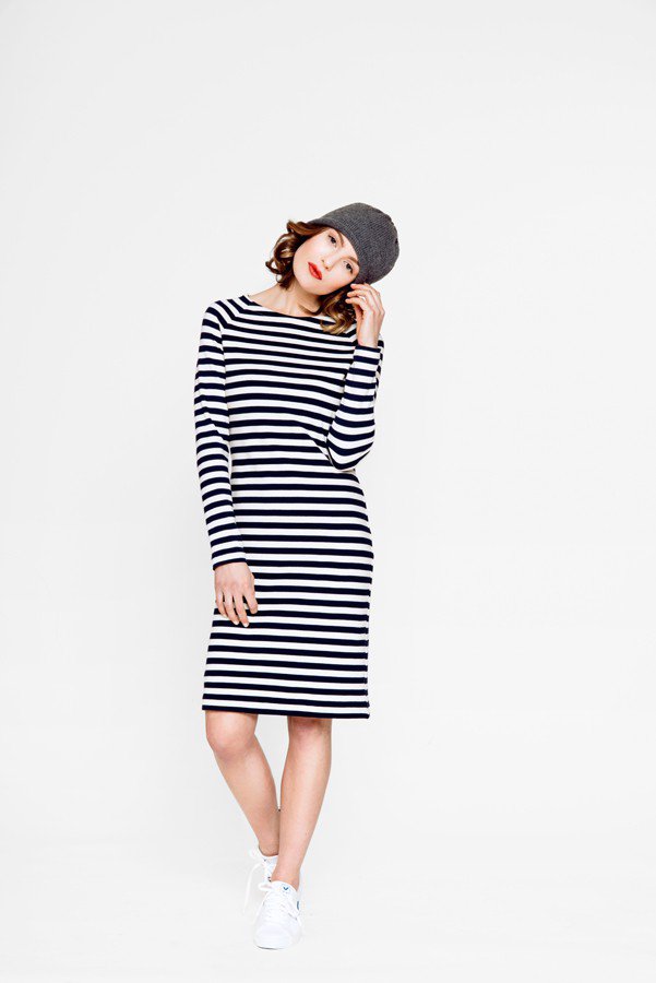 Schlauchkleid_gestreift