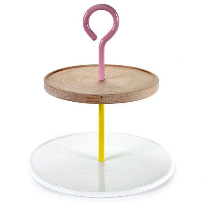 jansen-+co-etagere-mit-griff,-gelb-pink-222